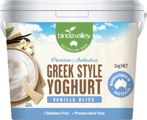 Greek Style Vanilla Bliss Yogurt 1kg