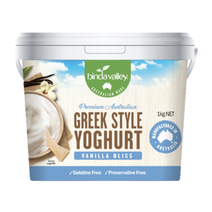 Binda Vanilla Greek Style Yogurt 1kg