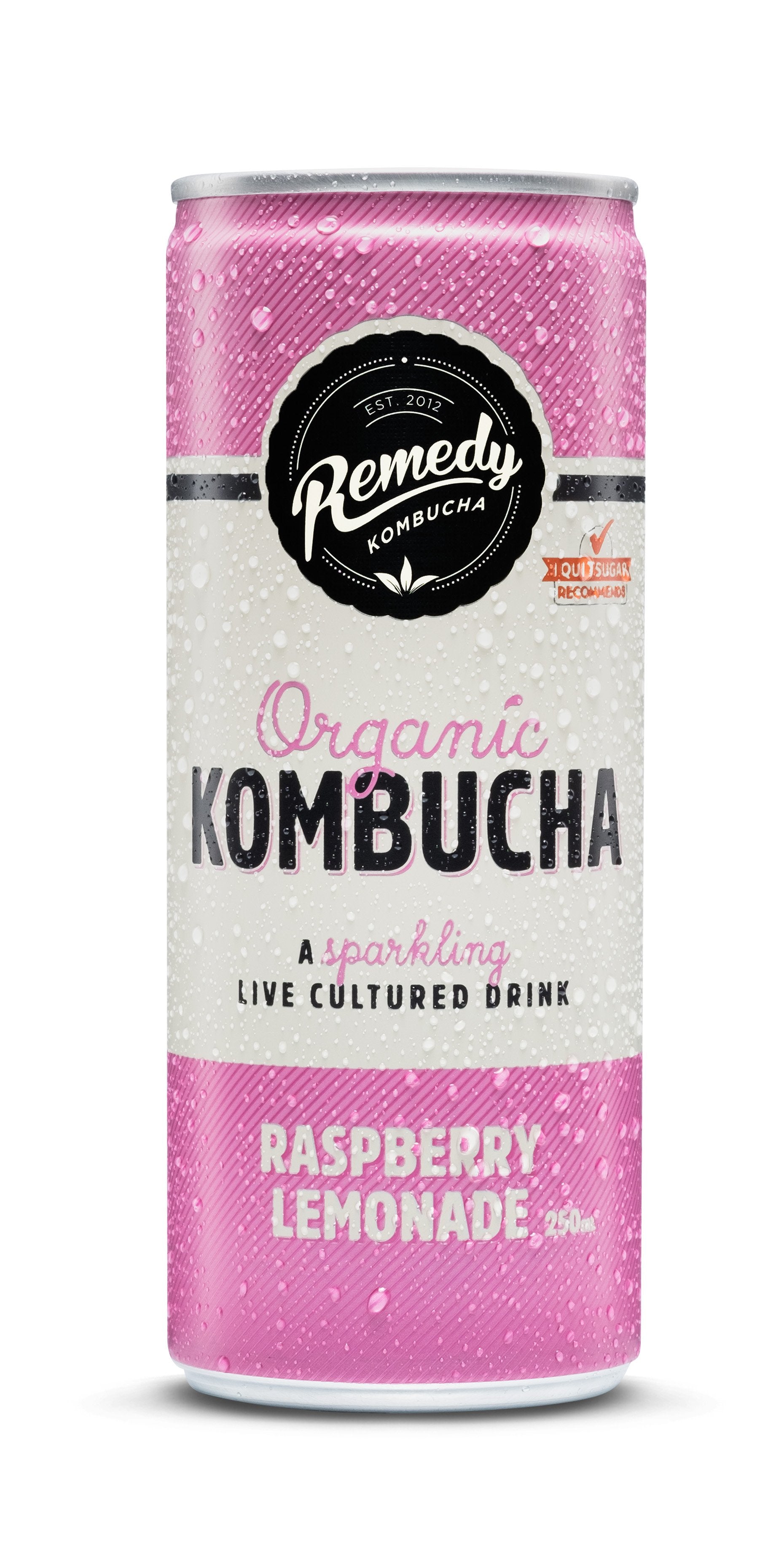Raspberry Lemonade Organic Kombucha 24's