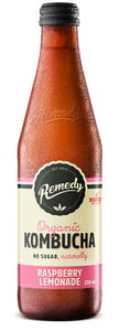 Raspberry Lemonade Organic Kombucha 330mlx12